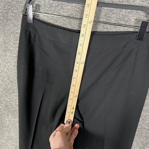 Lafayette 148 New York Dress Pants Womens 4 Black Slim Tapered Twill Work - Picture 4 of 8